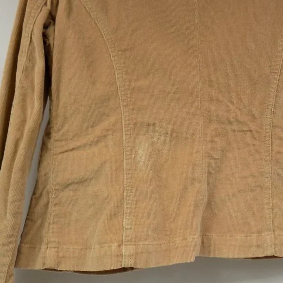 Plugg Tan Corduroy Button Front Blazer Jacket Size Small READ DESCRIPTION! - Picture 9 of 12